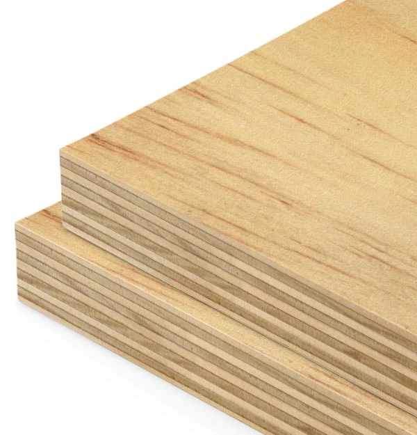 Construction plywood - rough and ready. Further processing can add substantial labour - undermining low cost aspect