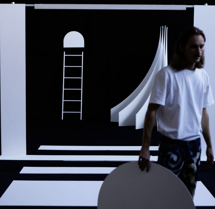 Behind the scenes of CNC set dressings on a photo shoot, Brunswick