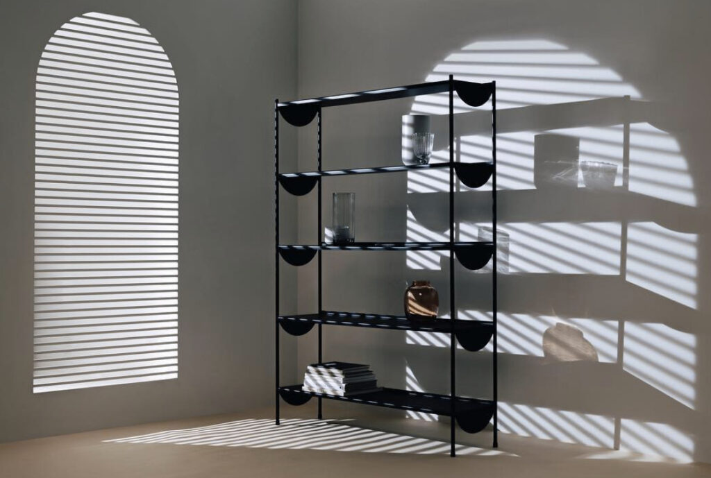 Horizontal slat arch set dressings, CNC routed in Brunswick